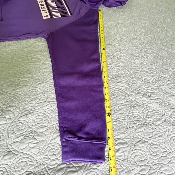 Texas Christian University Horned Frog Colosseum NCAA Hooded Sweatshirt Sz L - Picture 12 of 12